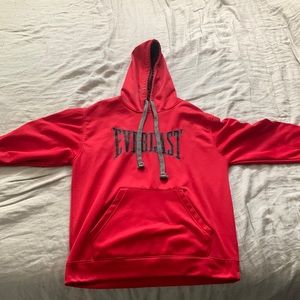 Mens Red Everlast Hoodie Perfect Condition